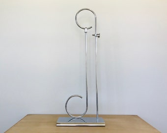 Vintage Mid Century Modern Chrome Store Display Stand