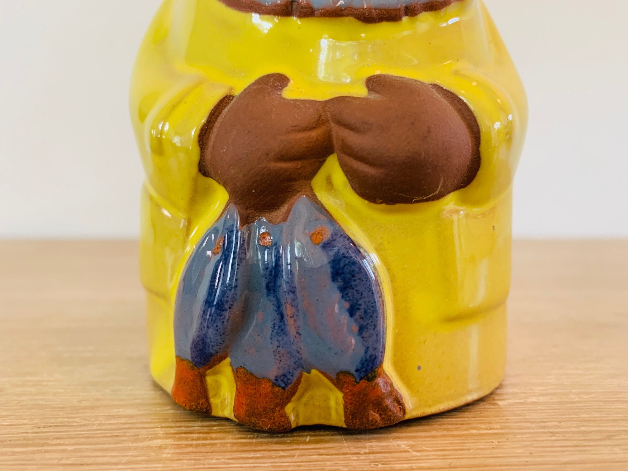 Vintage Ceramic Fisherman Figure by Jie Gantofta Sweden