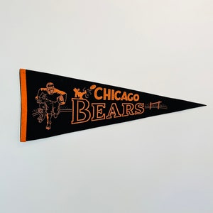 Vintage Chicago Bears NFL Football Pennant