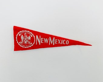 Vintage University of New Mexico Mini 9 inch Pennant