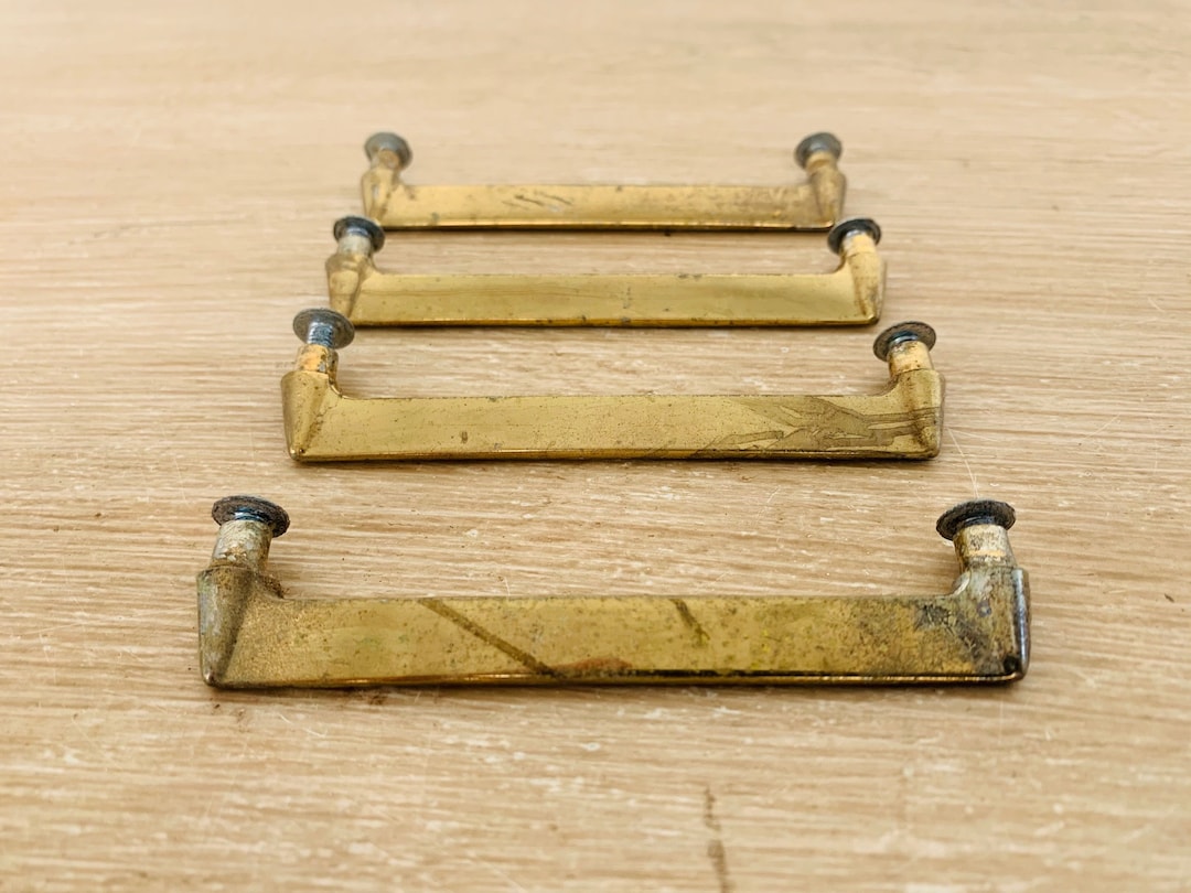 Vintage Metal Drawer Handles Set of 4 -  New Zealand