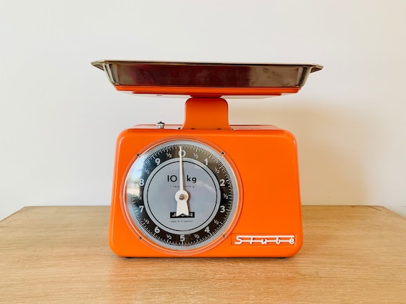 Mid Century Stube Small Bakery/produce Orange Kitchen Scale Made in West  Germany Stube 7000 10kg 