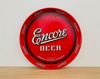 Vintage Encore Beer Tray from Monarch Brewing Company in Chicago, Illinois