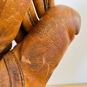 Vintage Classic Leather Hutch Baseball Mitt Baseball Glove LHT image 9