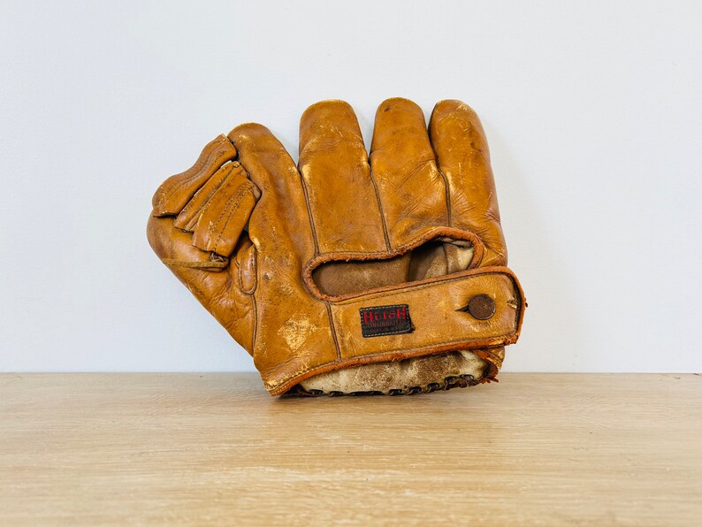 Vintage Classic Leather Hutch Baseball Mitt Baseball Glove LHT image 1