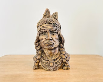Vintage Native American Chief by Universal Statuary Corp circa 1966