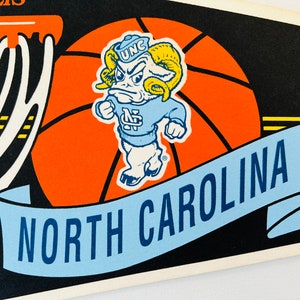 Vintage University of North Carolina UNC NCAA 1991 Final Four Indianapolis Pennant image 5