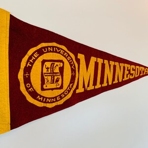 Vintage University of Minnesota Pennant image 2