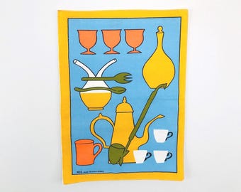Vintage Mid Century Modern Italian Abstract Still Life Wall Hanging #3