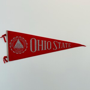 Vintage Ohio State University Full Size Pennant - Etsy