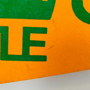 Vintage 1970s Seattle Supersonics Basketball Pennant image 9