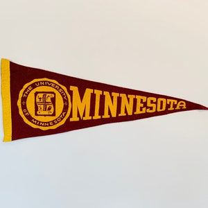 Vintage University of Minnesota Pennant image 1