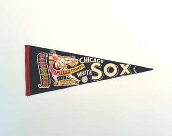 Vintage 1959 Chicago White Sox American League Champions Baseball Pennant