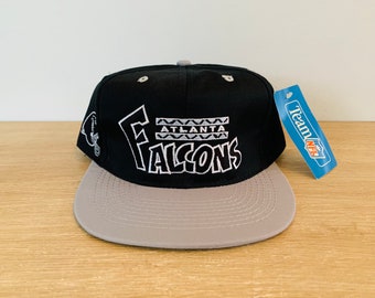 Vintage 1980s-90s Atlanta Falcons NFL Football Snapback Hat Cap NOS New Old Stock with Original Tag