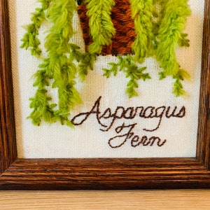 Vintage Asparagus Fern Wall Art image 2