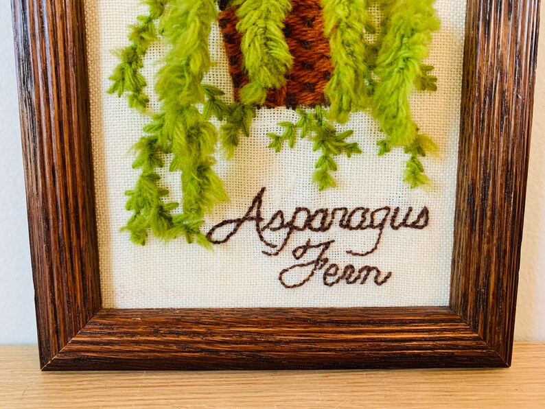 Vintage Asparagus Fern Wall Art image 2