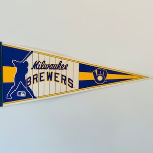 Vintage Milwaukee Brewers MLB Full Size Pennant