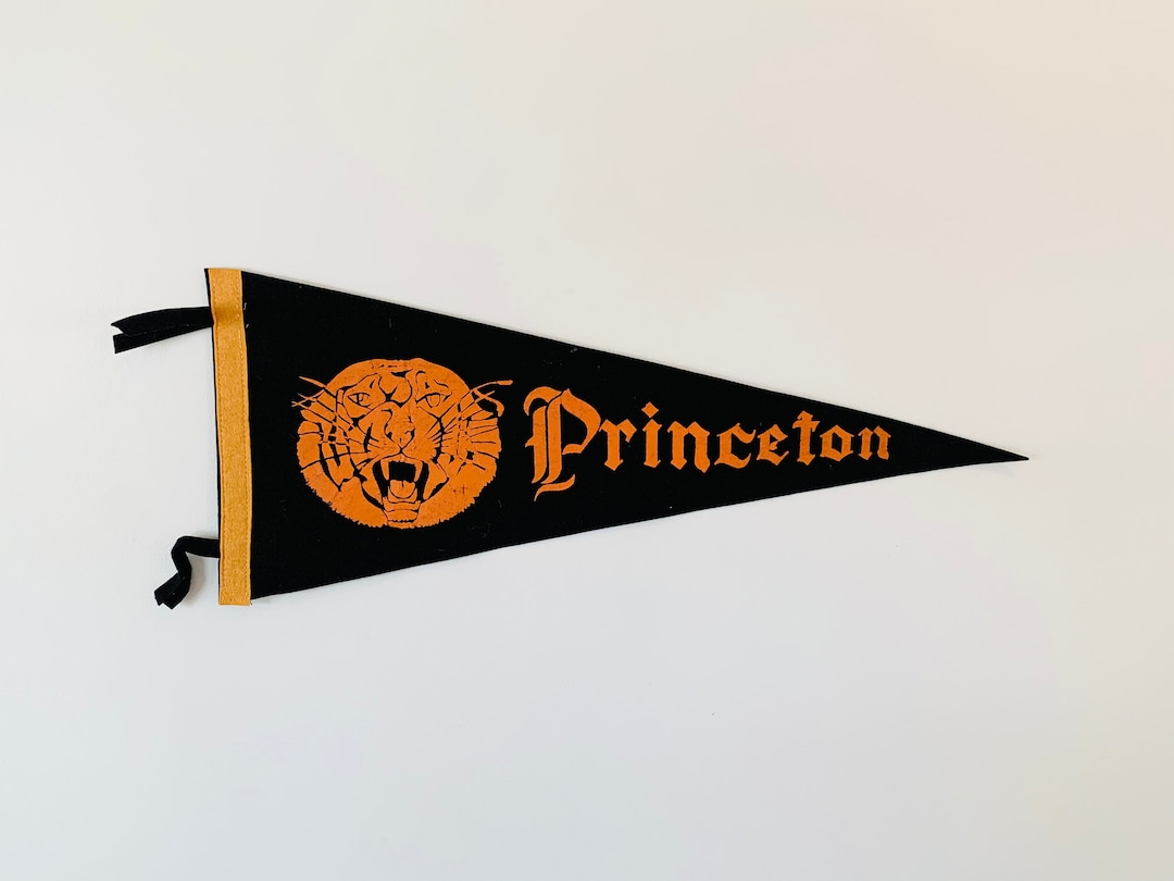 Vintage Princeton Tigers Princeton University Pennant - Etsy