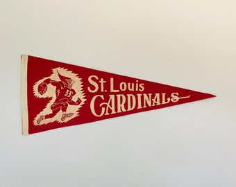 Vintage St. Louis Cardinals NFL Football Pennant Circa 1960s