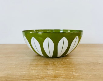 れ*様 ☆Cathrineholm / Lotus / グリーンボウル / 11 Cathrineholm White and Avocado Green Lotus Enamel 4 1/8