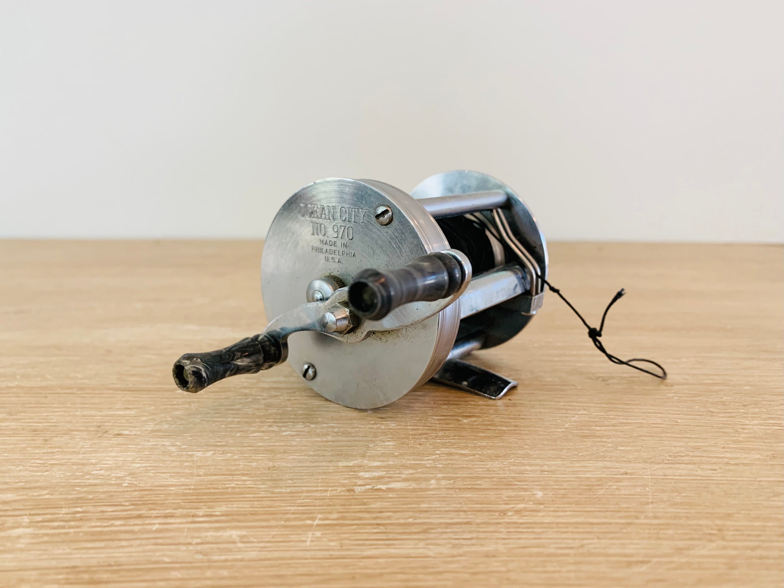 リール Ocean City No.970 Vintage Ocean City No. 970 Smoothlite Level Wind Bait