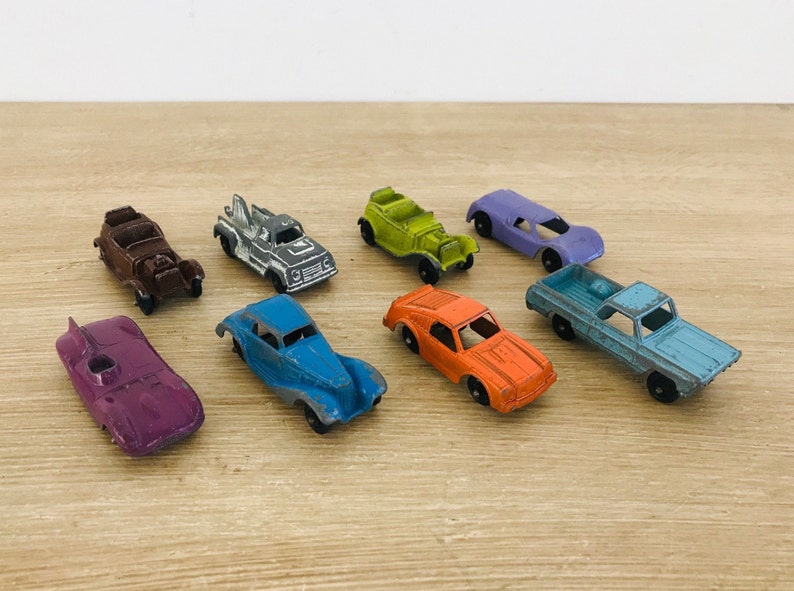 Vintage Tootsie Toy Cars Set of 8 Etsy