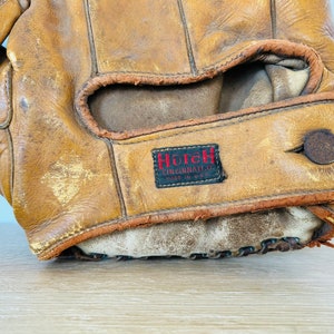 Vintage Classic Leather Hutch Baseball Mitt Baseball Glove LHT image 4