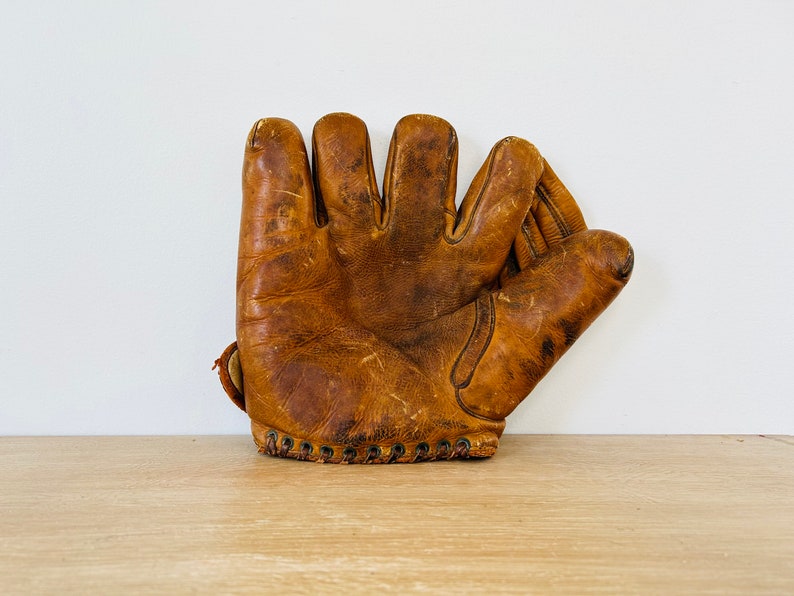 Vintage Classic Leather Hutch Baseball Mitt Baseball Glove LHT image 5