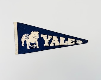 Vintage Yale University Pennant - As Is Condition