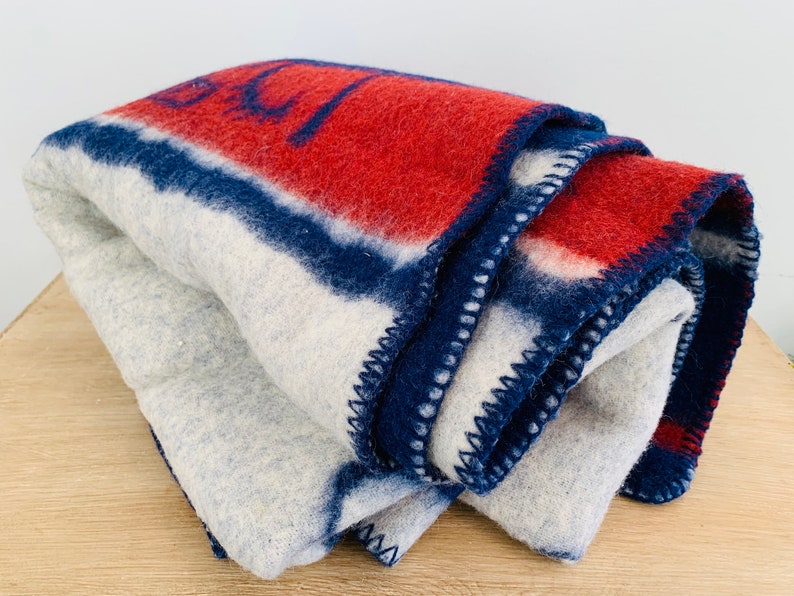 Vintage Dale of Norway Wool Blanket 100% Pure New Wool Made in Norway image 3