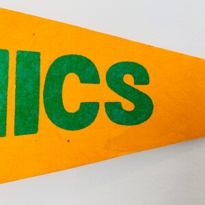 Vintage 1970s Seattle Supersonics Basketball Pennant image 7