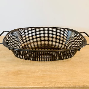 Vintage Industrial Metal Wire Basket