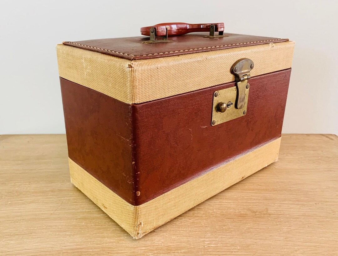 Vintage Carrying Case Vintage Luggage Make up Case Etsy