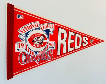 Cincinnati Reds National League Champions 1990 World Series MLB