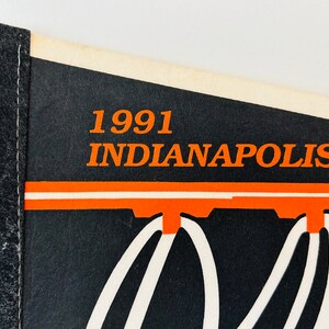 Vintage University of North Carolina UNC NCAA 1991 Final Four Indianapolis Pennant image 6