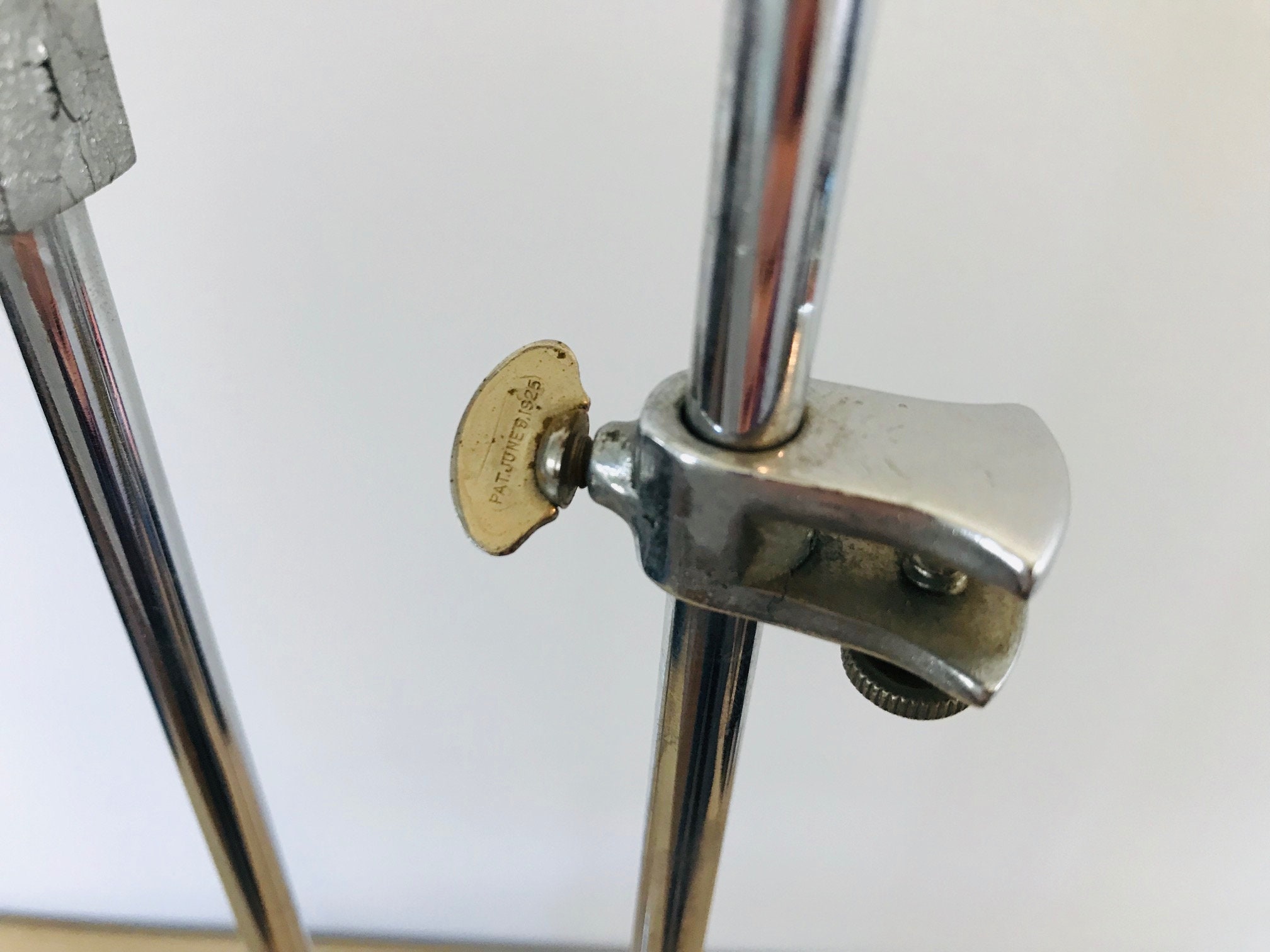 Vintage Mid Century Modern Chrome Store Display Stand Etsy