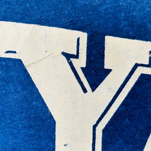 Fanion vintage de l'université de Yale en l'état image 6