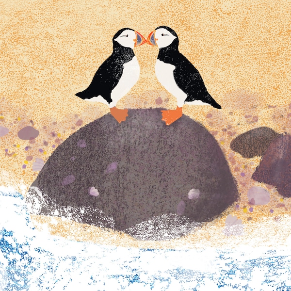 Love Birds - Greeting Card: a lovely and unique card for anniversaries, weddings, engagements and Valentines