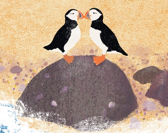 Love Birds - Greeting Card: a lovely and unique card for anniversaries, weddings, engagements and Valentines