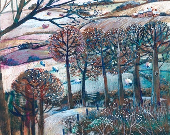 The Colours of Winter greetings card