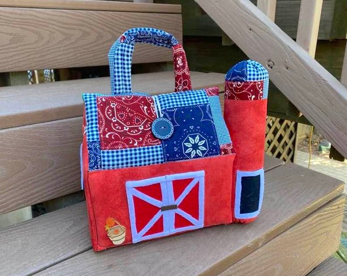 Barn Blocks Farm Fabric / French Hill Farm by Blank Quilting Yardage