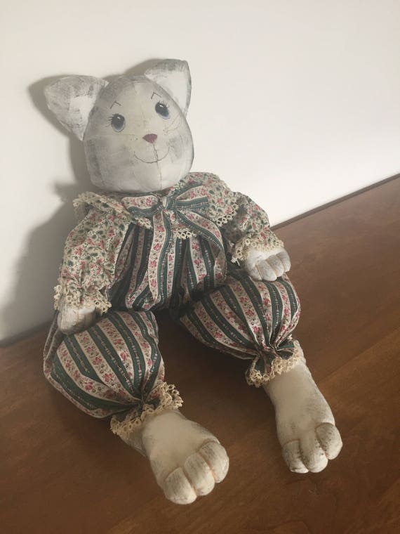 vintage cat doll