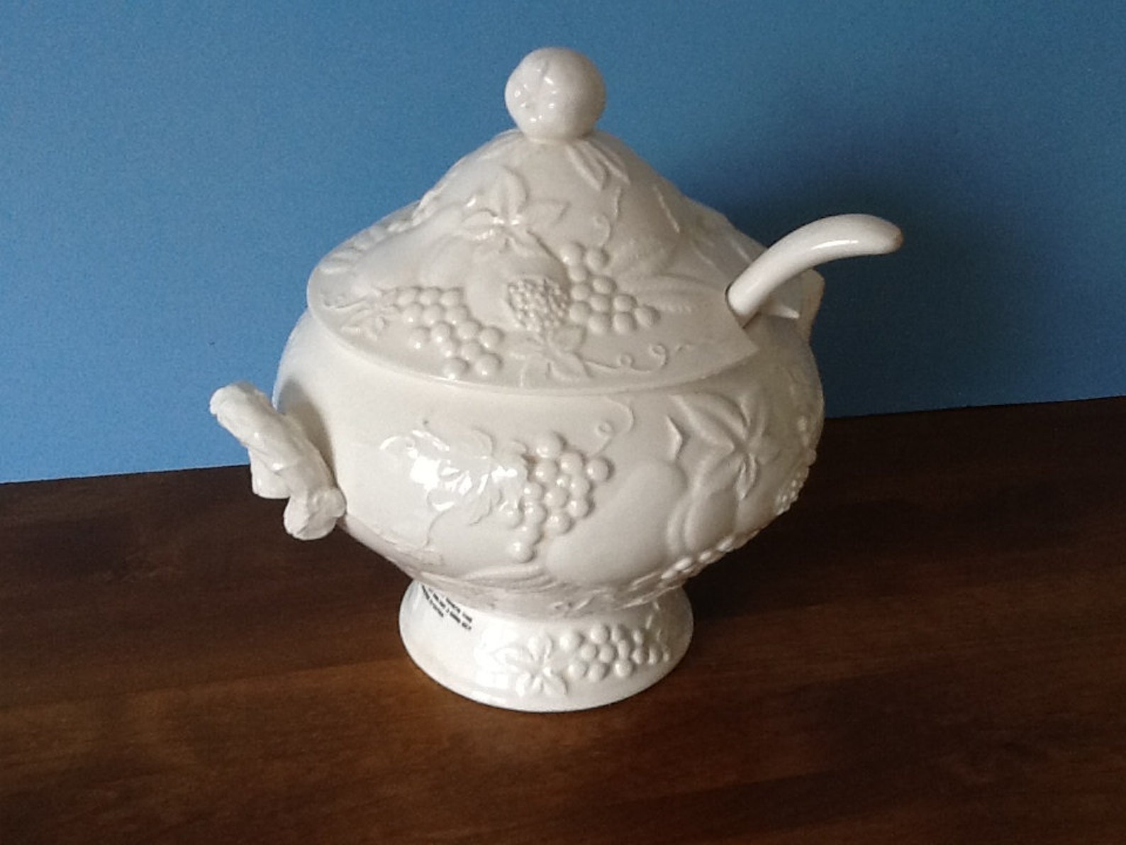 White Ceramic Electric Tureen with Ladle Vintage Soup Cooker Etsy