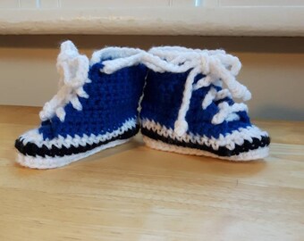 Baby Booties High Top Baby Slippers Baby Shower Gift Unique Sports Gift for Baby Made in Canada Ready to Ship Gift for Baby Boy