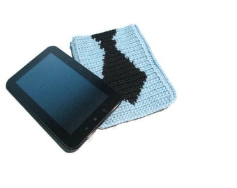 7" Tablet Cover Necktie Tablet Sleeve E-Reader Cozy Tablet Case Gift for Dad Office CoWorker Gift Tech Gift Made in Canada