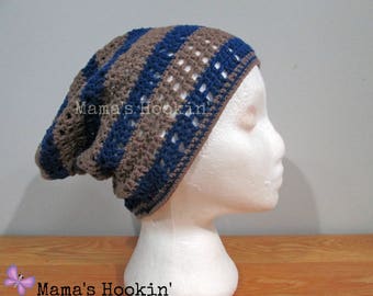 Boy's Slouchy Beanie Hat Fall Hat for Boys Gift for Kids Boho Ready to Ship Made in Canada Kid's Fashion Chemo Cap for Kids