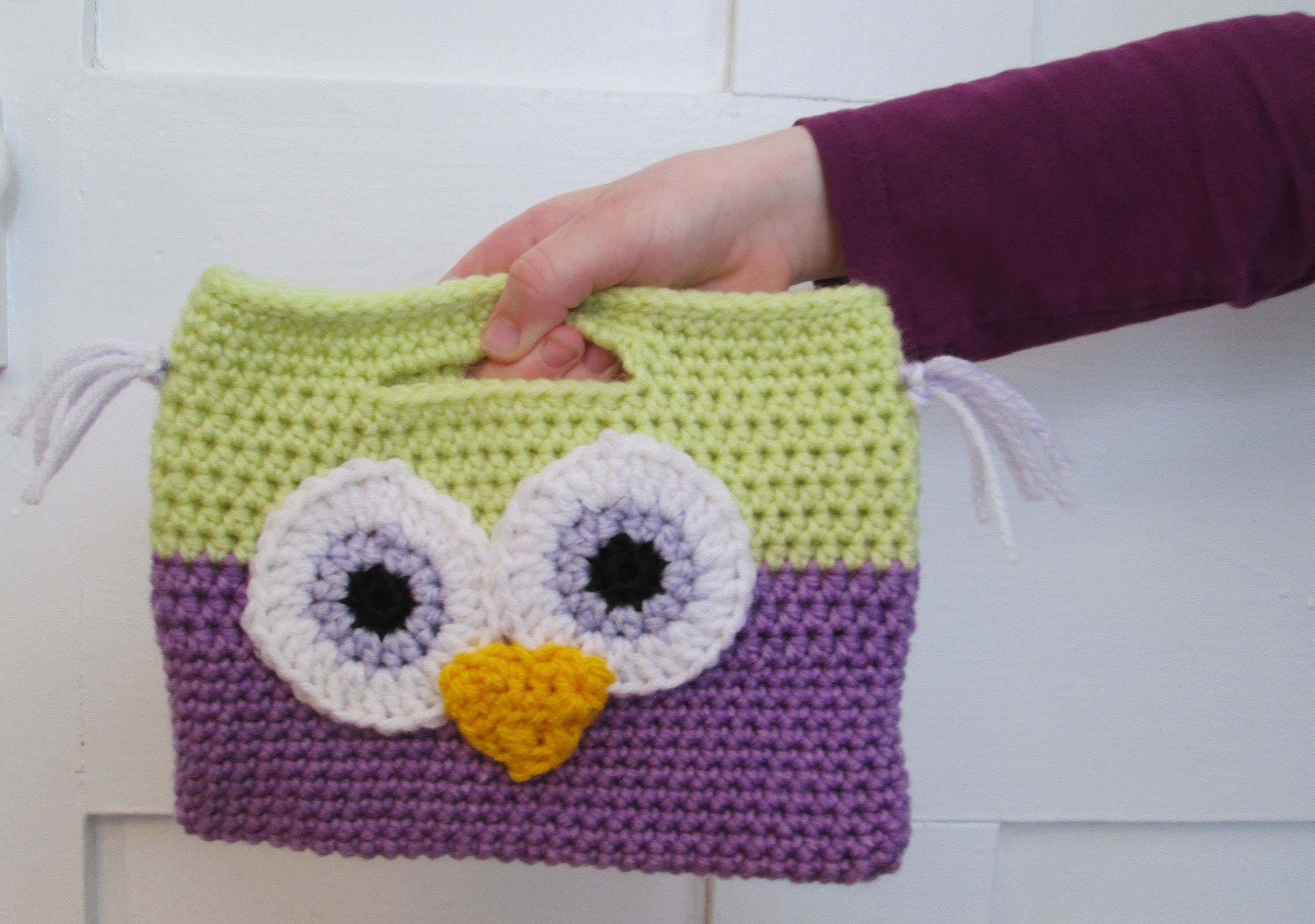 Kid's Owl Purse Toddler Handbag Flower Girl Gift Birthday Gift Kindergarten Graduation Gift Purp