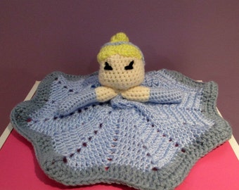Princess Lovey, Security Blanket, Fairytale Gift for Baby, Toddler Gift Unique Baby Shower Gift Made in Canada, Ready to Ship, Gift for Girl