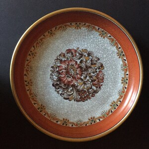 Dahl Jensen Copenhagen Porcelain Gilded Plate - Denmark