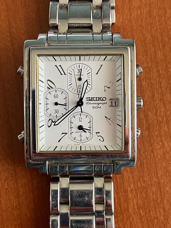 SEIKO SQUARE CHRONOGRAPH 7T32
